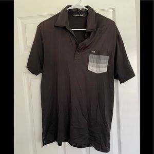Travis Mathew black golf polo M